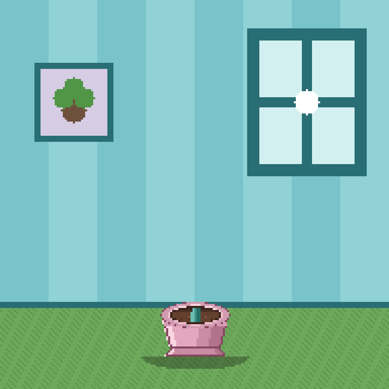 Growing pixel plant